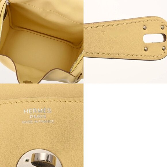 HERMES Lindy 30 2WAY Jaune poussin hand bag - Picture 10 of 10